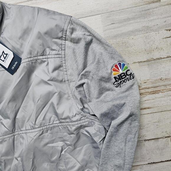 Cutter & Buck Drytec Full Zip Lightweight Jacket NBC SPORTS Logo Men's MED golf - Picture 2 of 7